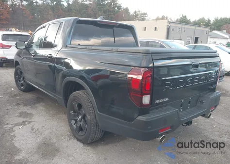 2025 Honda Ridgeline Black Edition z USA, uszkodzony, nr VIN 5FPYK3F84SB040055